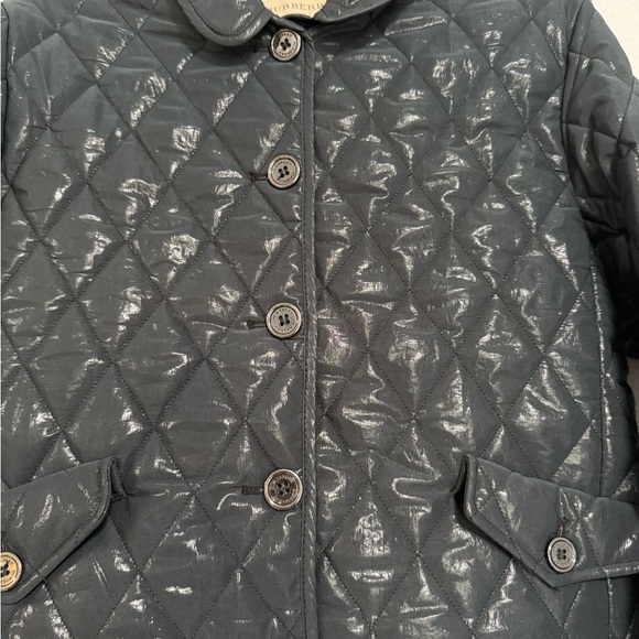 Burberry London girls Navy Quilted Jacket Size 14 Y - Picture 3 of 7